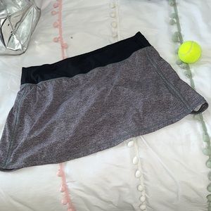 Lululemon Pace Rival Tennis 🎾 Skirt Heather Grey 10 Tall